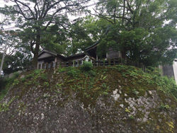 金の鳥をご神体として祀る熊金の鳥をご神体と野神社